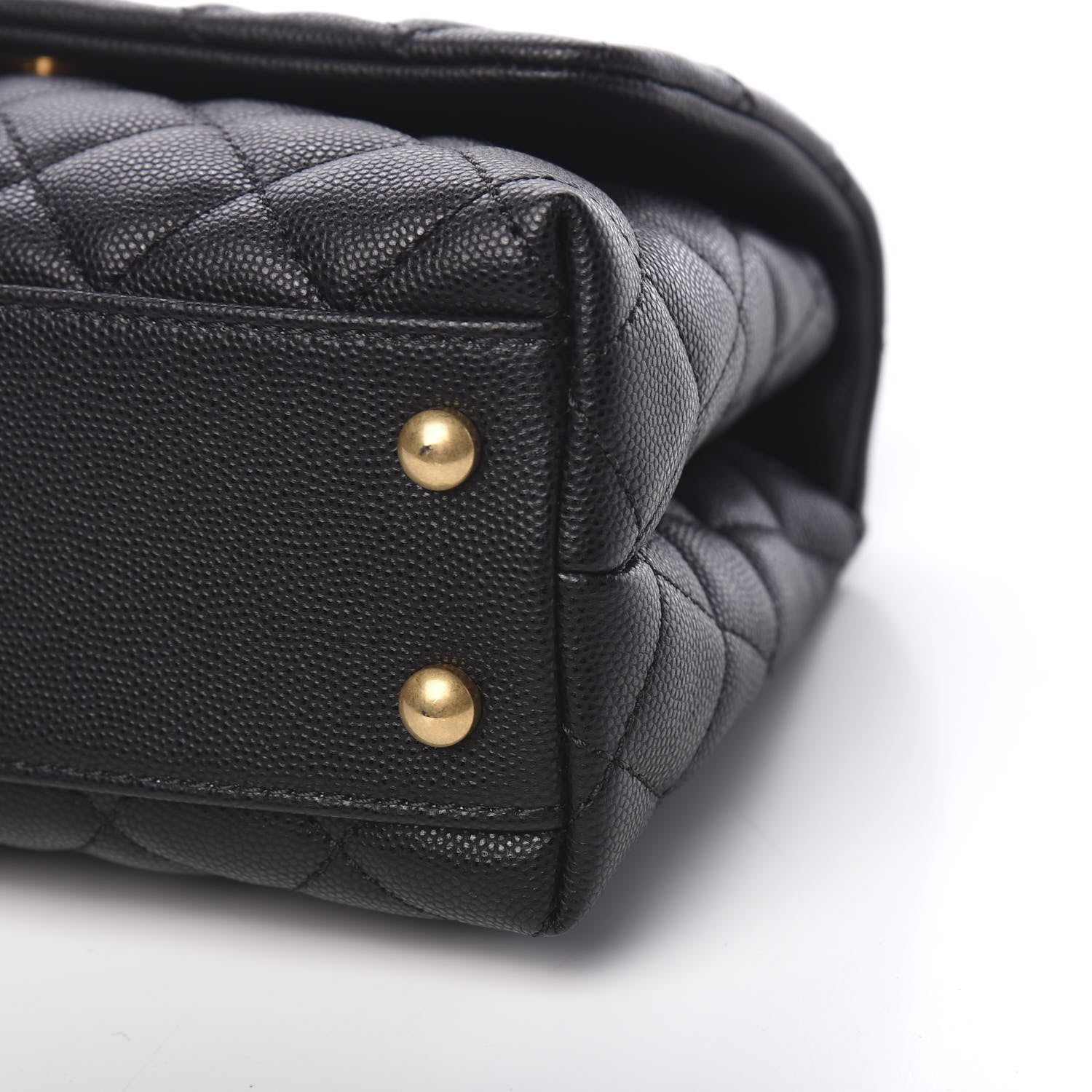 Chanel Caviar Quilted Mini Coco Handle Flap Black 9 of 10