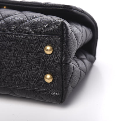 Chanel Caviar Quilted Mini Coco Handle Flap Black 9 of 10