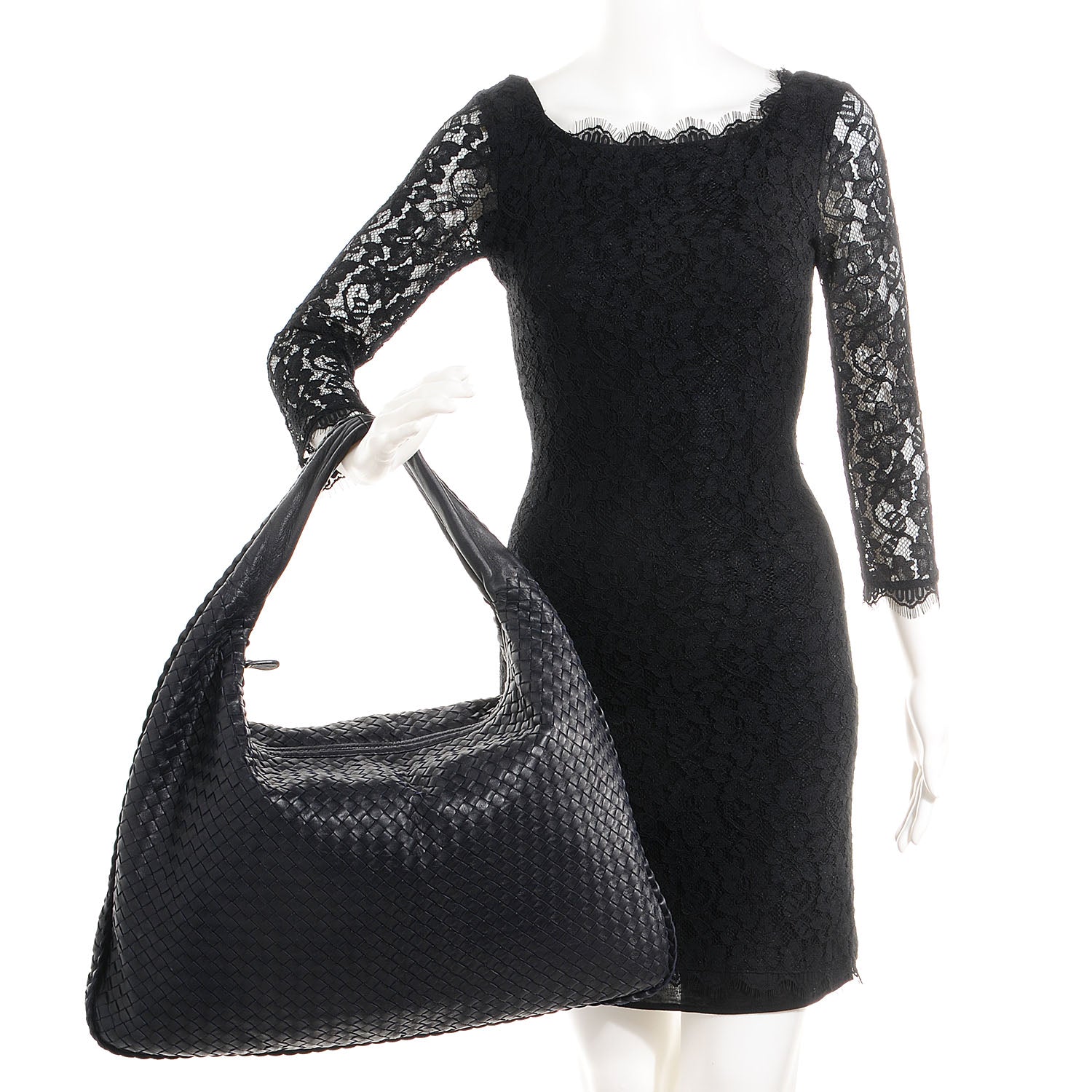 Bottega Veneta Nappa Intrecciato Maxi Veneta Hobo Tourmaline 2 of 8