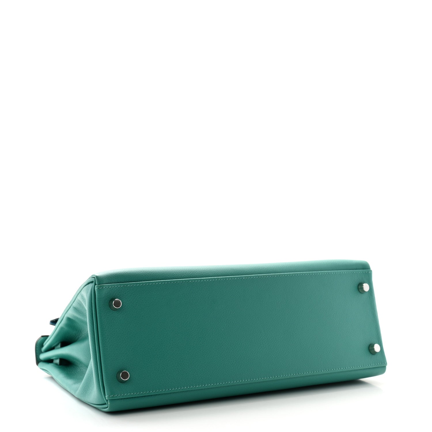 Hermes Evercolor Verso Kelly Retourne 32 Vert Verone Bleu Du Nord 4 of 13