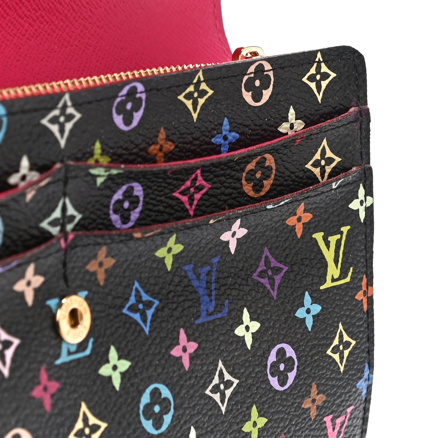 Monogram Multicolor Sarah Wallet Black Grenade