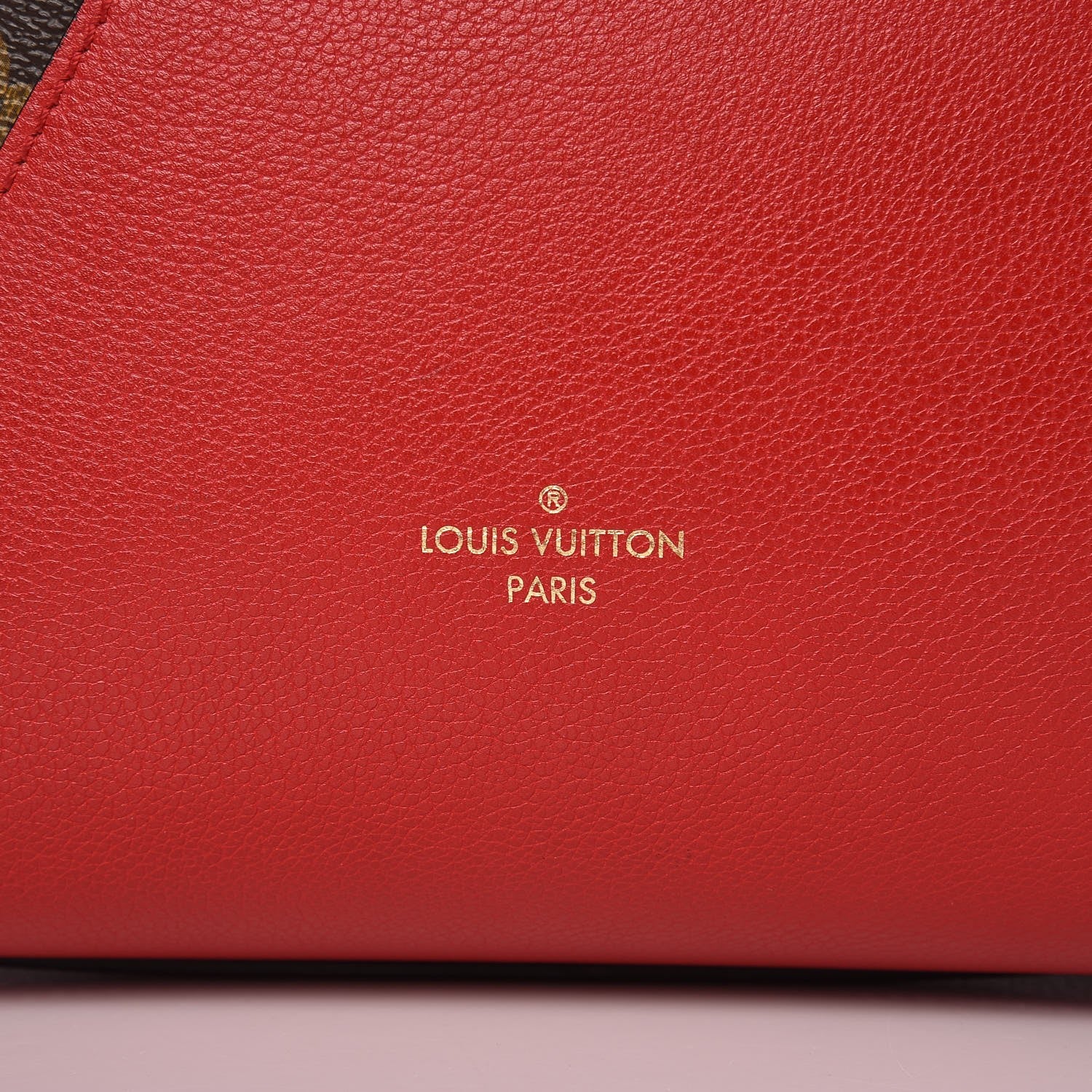 Louis Vuitton Calfskin Monogram Kimono Tote Cherry 11 of 11