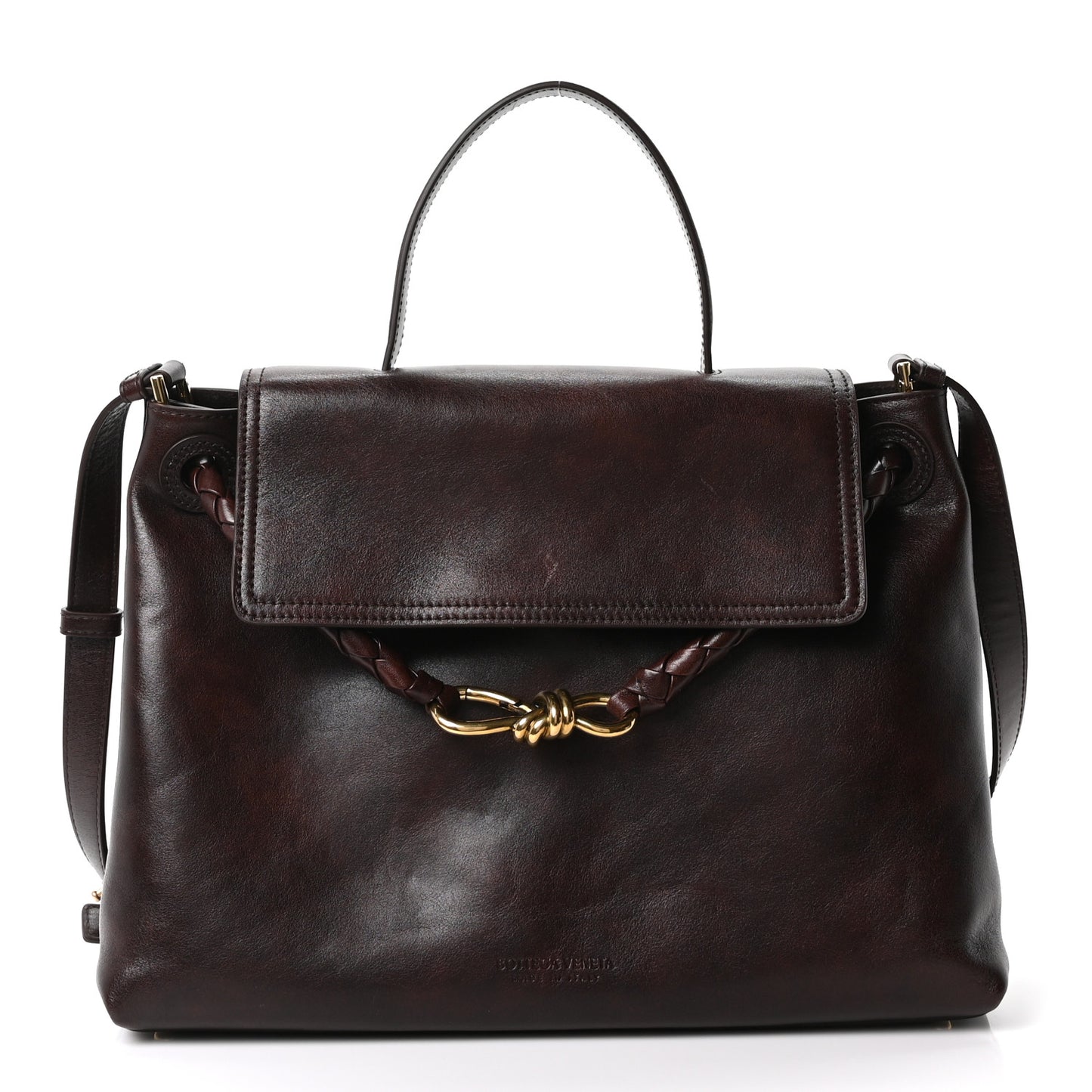 Silky Calfskin Medium Ciao Ciao Dark Mahogany