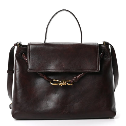 Bottega Veneta Silky Calfskin Medium Ciao Ciao Dark Mahogany 1 of 8