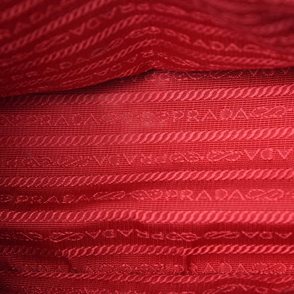 Prada Saffiano Small Galleria Double Zip Tote Peonia 9 of 20
