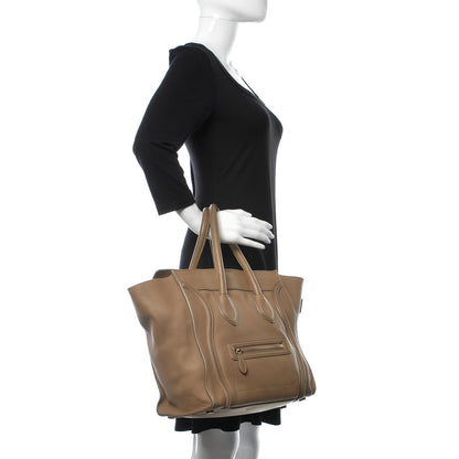Celine Smooth Calfskin Mini Luggage Camel 2 of 35