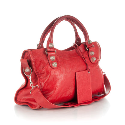 Balenciaga Agneau Giant 21 Silver Hardware City Vermillion 3 of 11