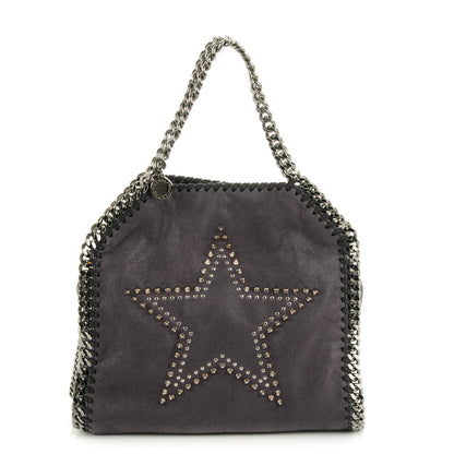 Stella McCartney Shaggy Deer Studded Mini Star Falabella Tote Grey 1 of 7