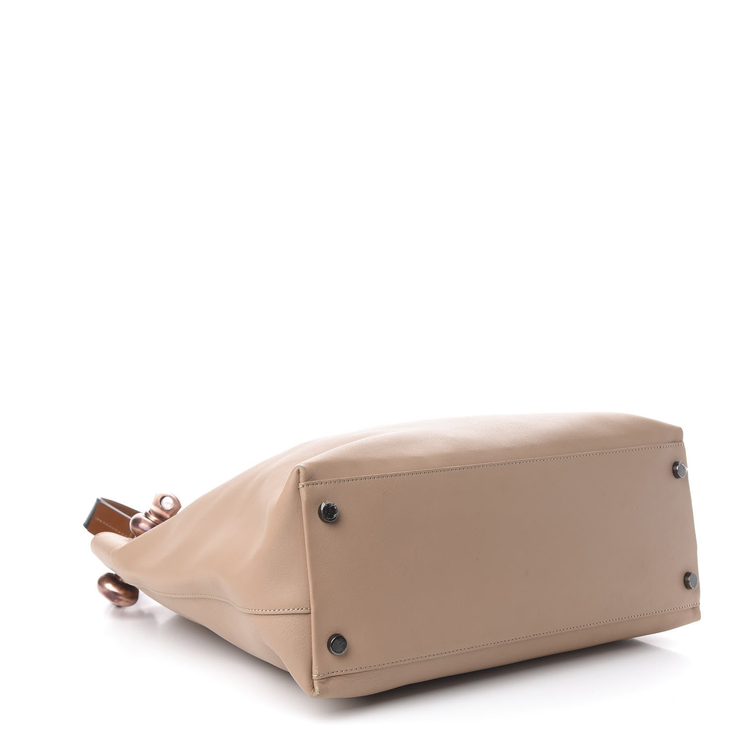 Tom Ford Calfskin Fisherman Hook Drawstring Hobo Bag Blush Nude 4 of 9
