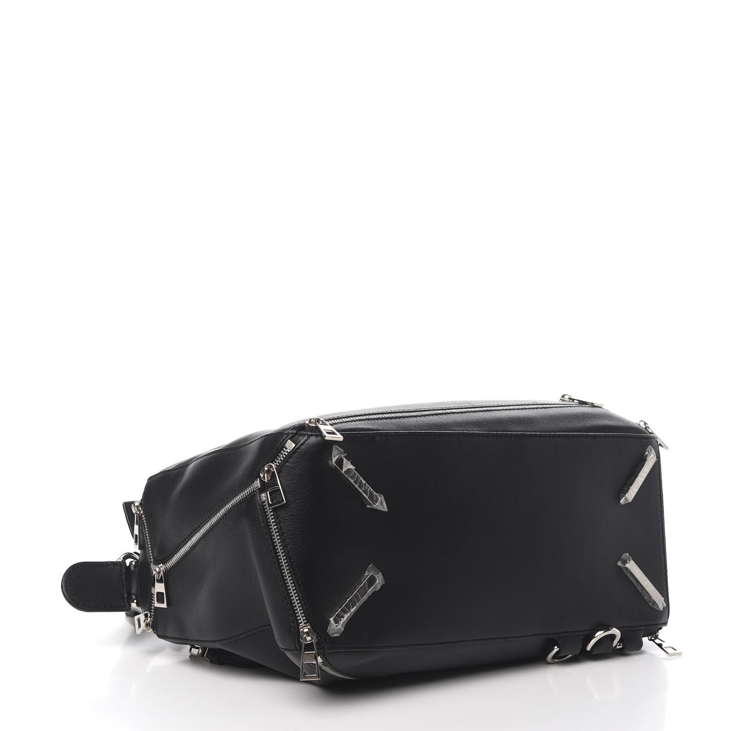 Loewe Calfskin Zipper Puzzle Bag Black 3 of 9
