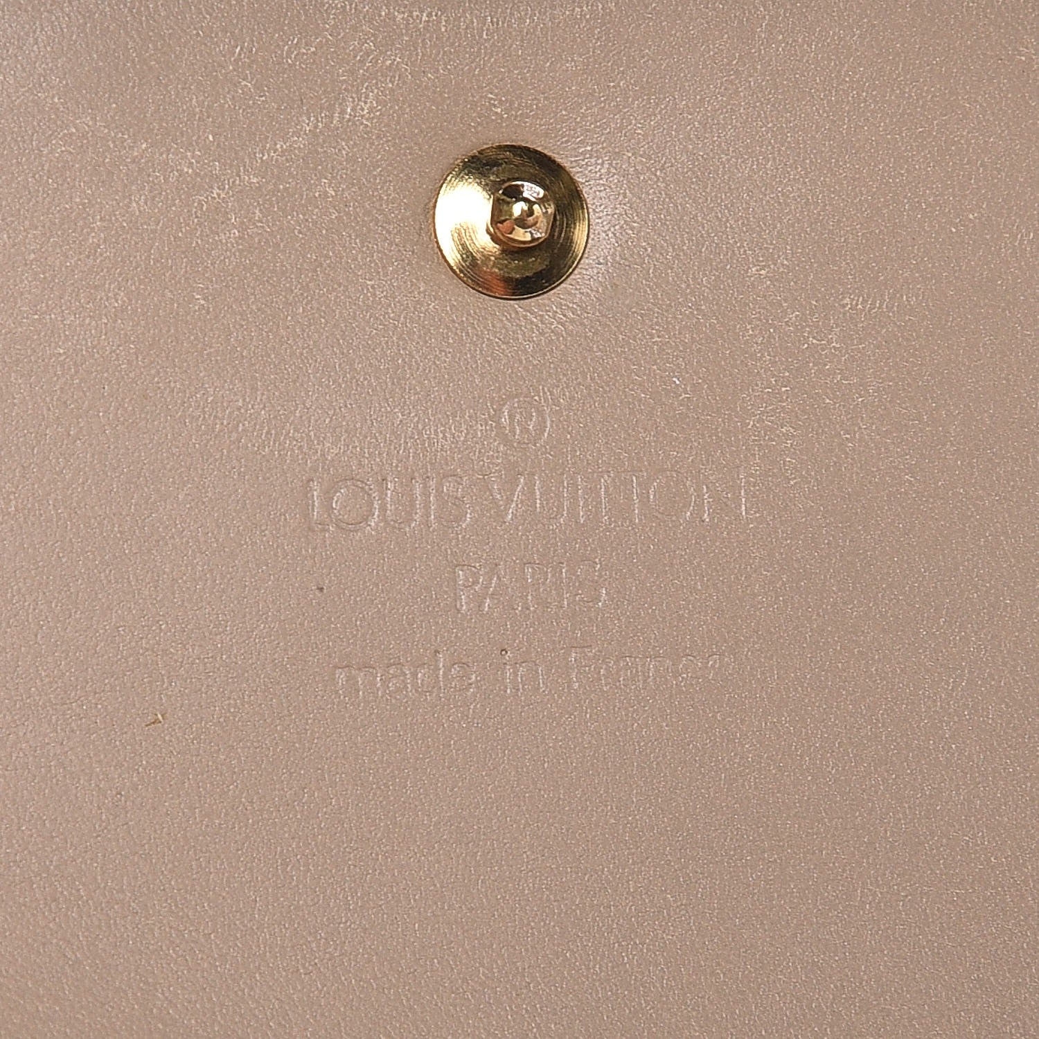 Louis Vuitton Vernis Porte Tresor International Wallet Beige 6 of 11