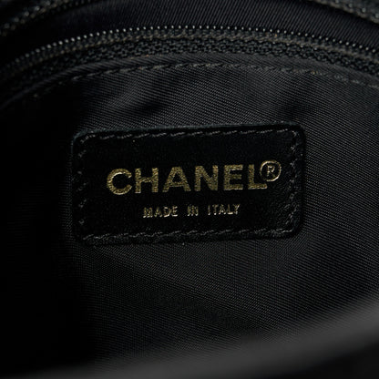 Chanel Nylon Travel Hobo Black 6 of 10