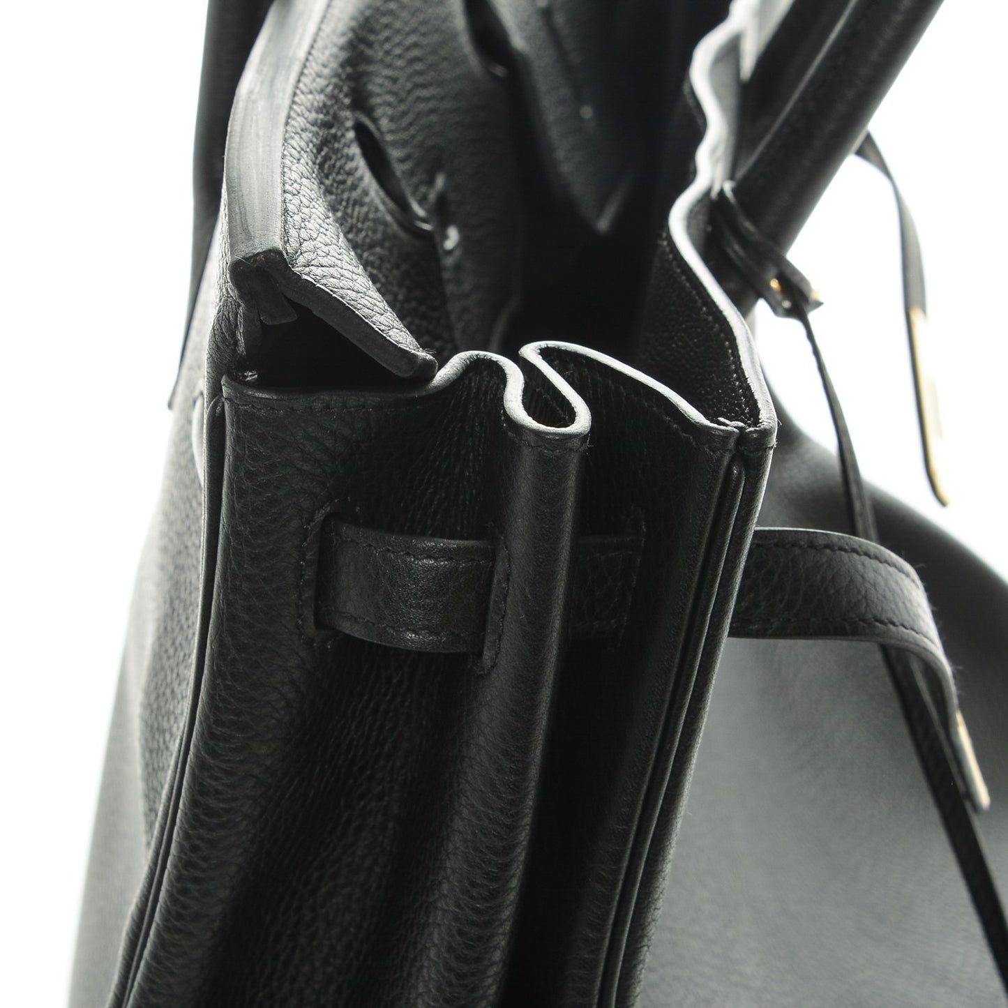 Taurillon Clemence Birkin 40 Black