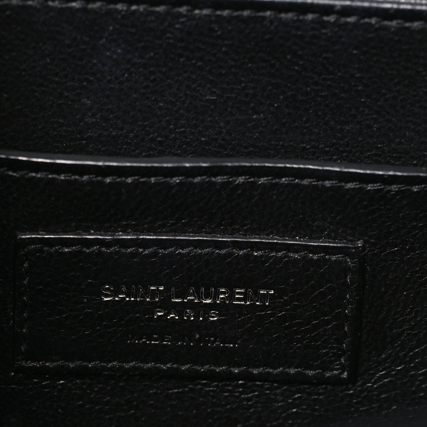 Saint Laurent Box Calfskin Monogram Medium Solferino Satchel Black 6 of 9