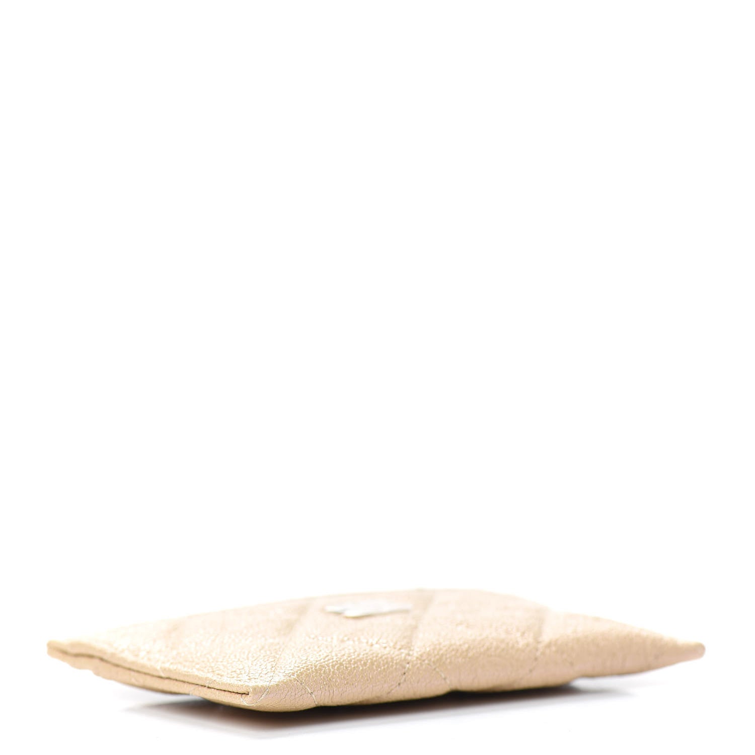 Chanel Iridescent Caviar Quilted Card Holder Beige 4 of 7
