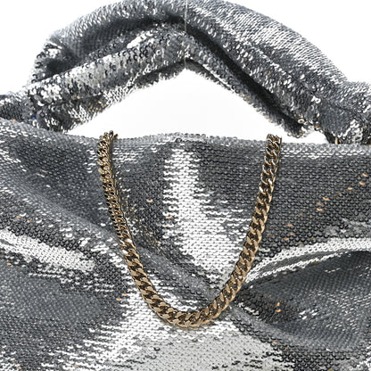 Jimmy Choo Sequin Bonny Shoulder Bag Silver 7 of 9