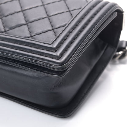 Chanel Calfskin Quilted Medium Boy Flap Black 8 of 8