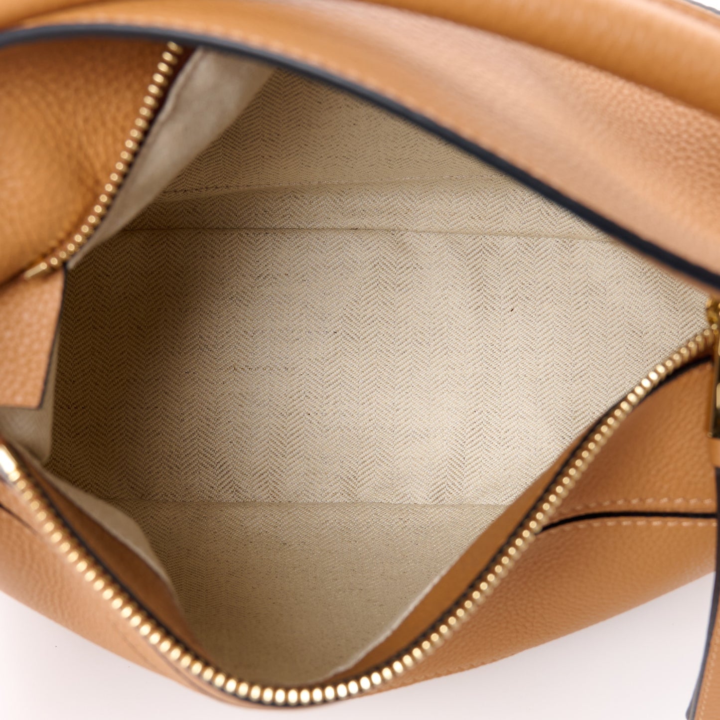 Calfskin Small Puzzle Bag Light Caramel