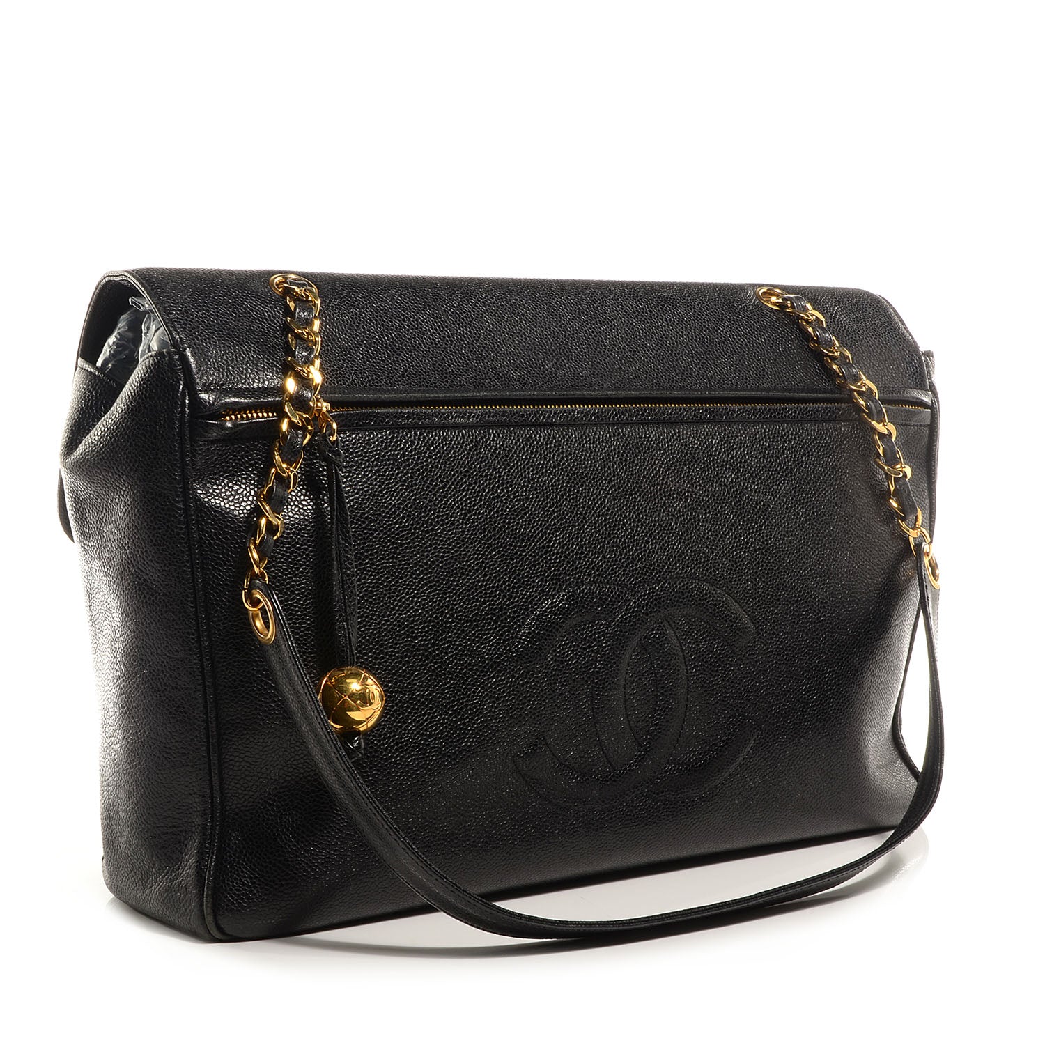 Chanel Caviar XL Weekender Bag Black 3 of 7