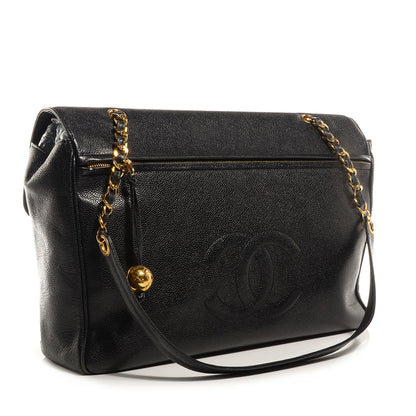 Chanel Caviar XL Weekender Bag Black 3 of 7