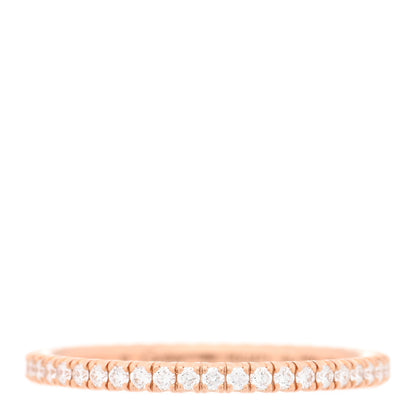 Cartier 18K Pink Gold Diamond 1.5mm Etincelle de Cartier Wedding Band Ring 49 5 1 of 4
