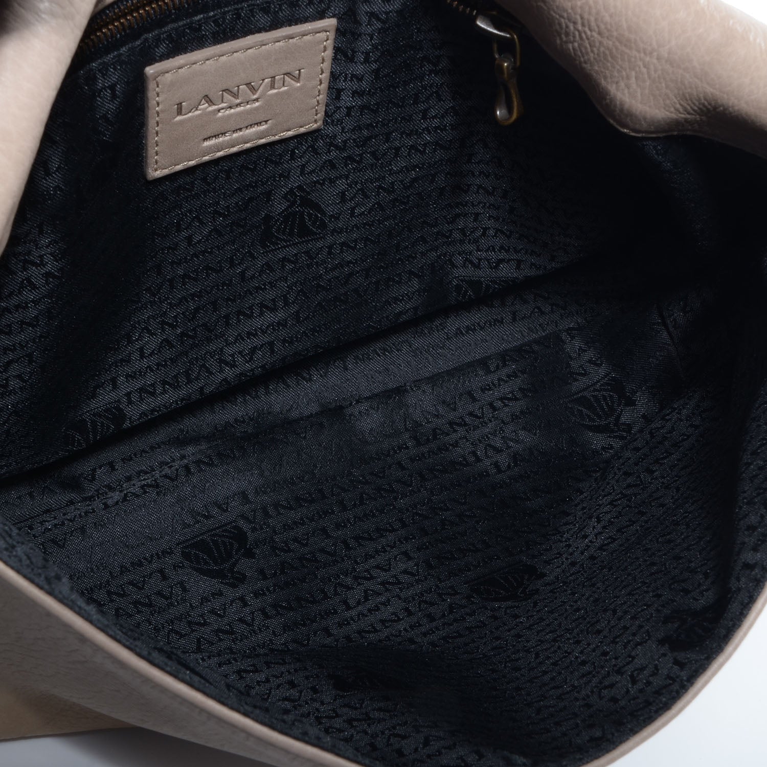 Lanvin Leather Medium Happy Shoulder Bag Mastic 5 of 8