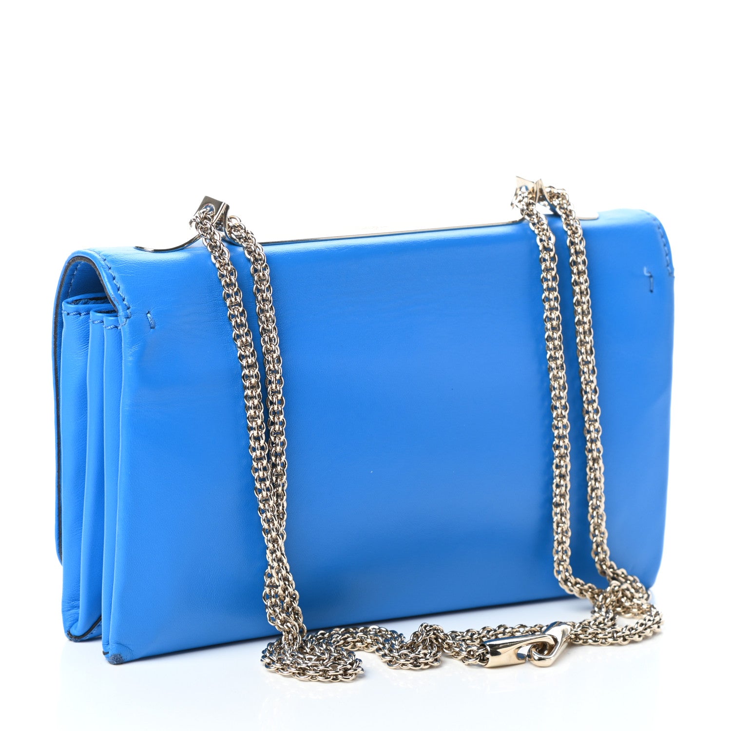 Valentino Garavani Nappa Va Va Voom Shoulder Bag Blue Fluo 3 of 8