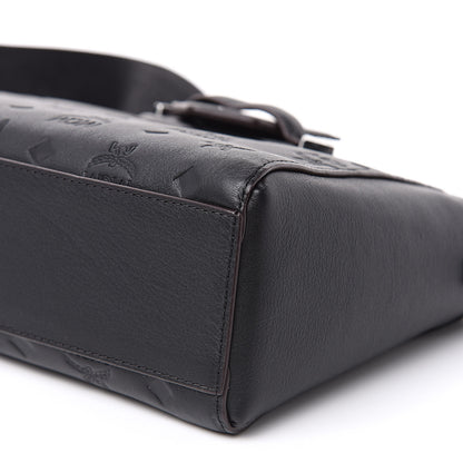 MCM Calfskin Ottomar Essential Crossbody Bag Black 10 of 10