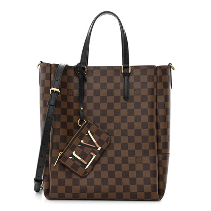 Louis Vuitton Damier Ebene Belmont MM Black 1 of 11