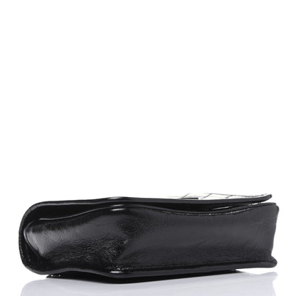 Saint Laurent Crinkled Calfskin Matelasse Monogram Niki Chain Wallet Black 4 of 10