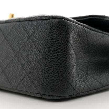 Chanel Caviar Quilted Medium Double Flap Black 10 of 12