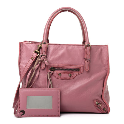 Balenciaga Calfskin Papier Mini A4 Tote Pink 1 of 4