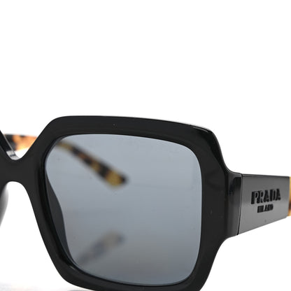 Prada Oversized Monochrome Sunglasses SPR 21X Black Tortoise 5 of 8