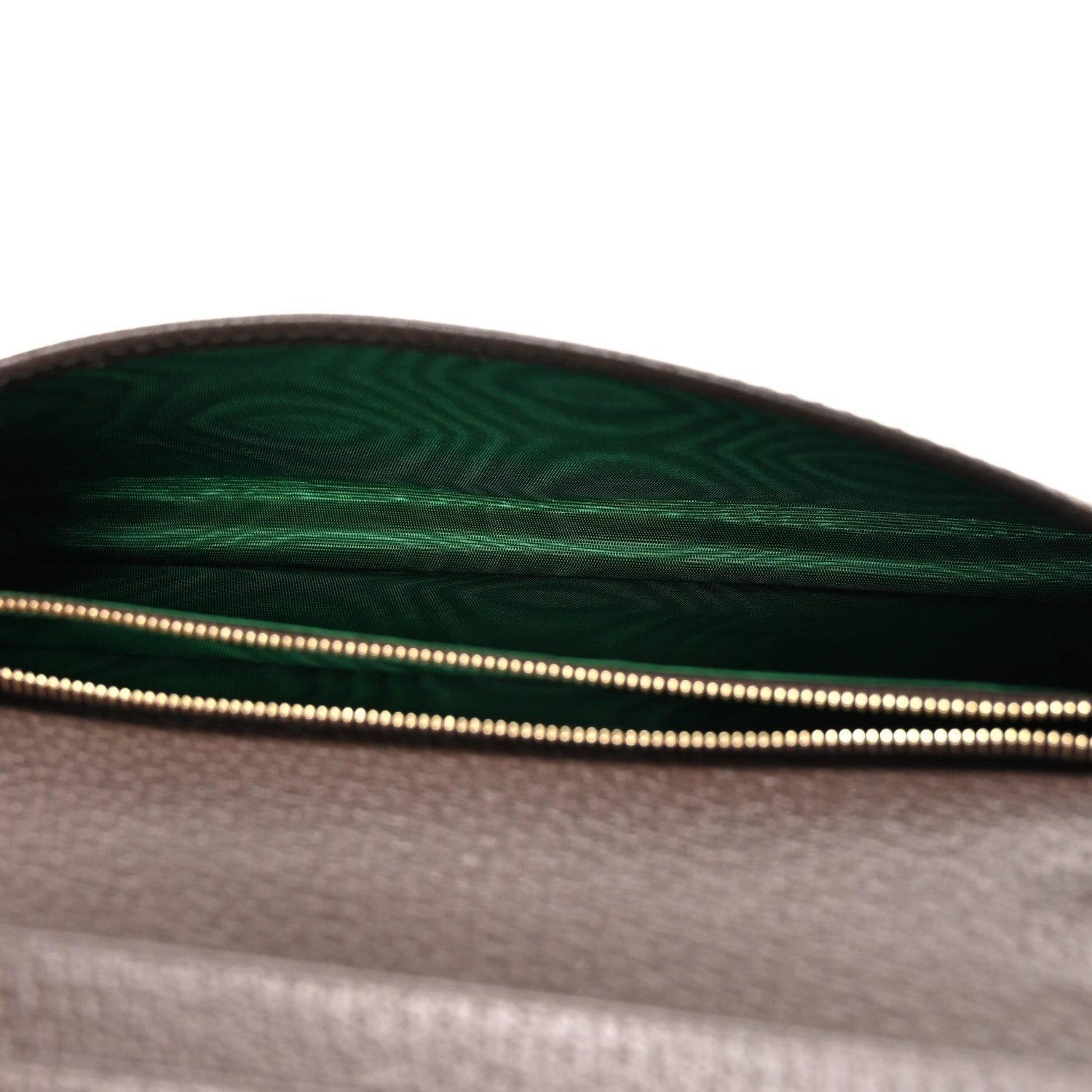 Gucci X ADIDAS Monogram Trefoil Embossed Wallet On Chain Brown 5 of 10