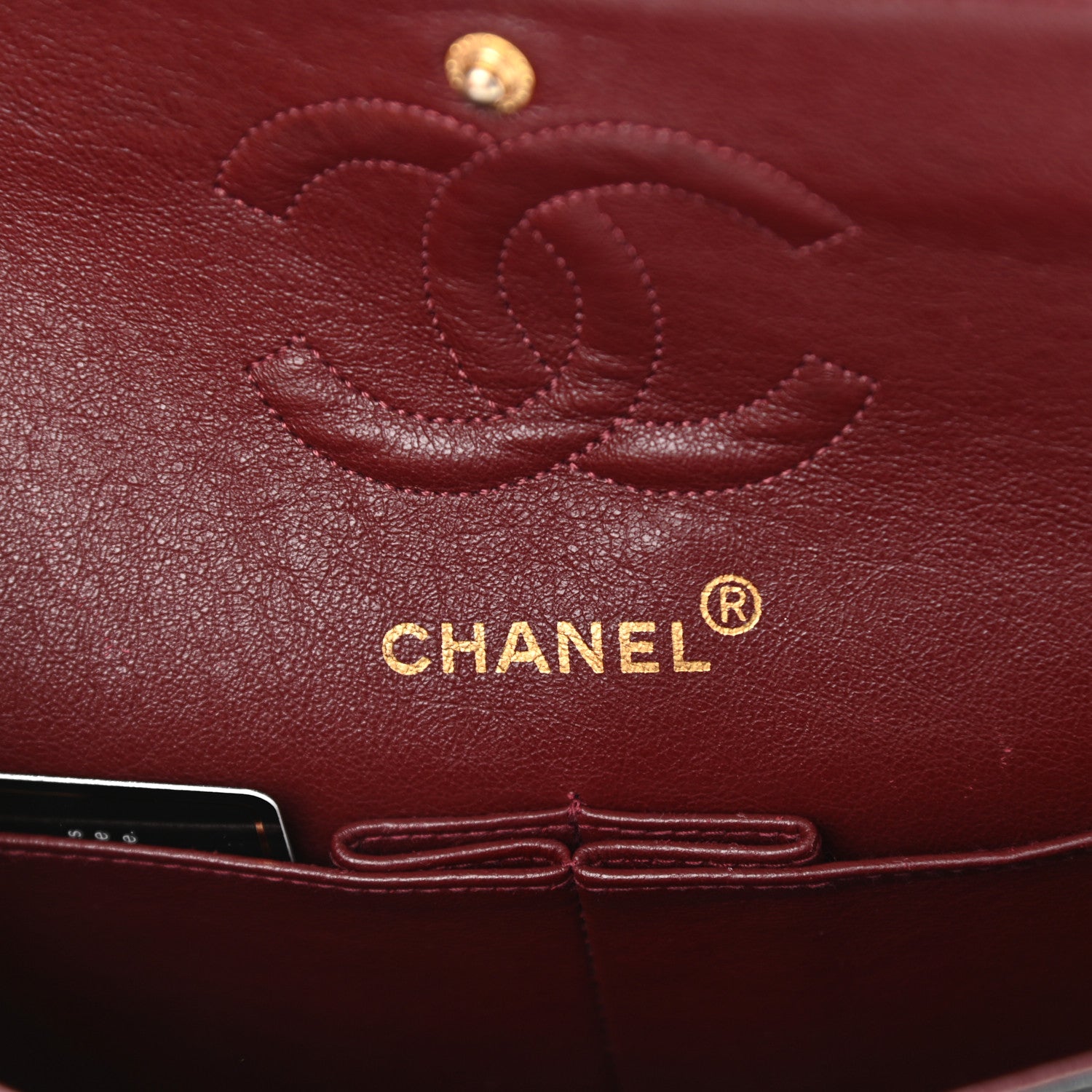 Chanel Lambskin Quilted Small Double Flap Black 6 of 12