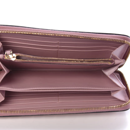 Valentino Garavani Calfskin Rockstud Zip Around Wallet Cipria 5 of 8