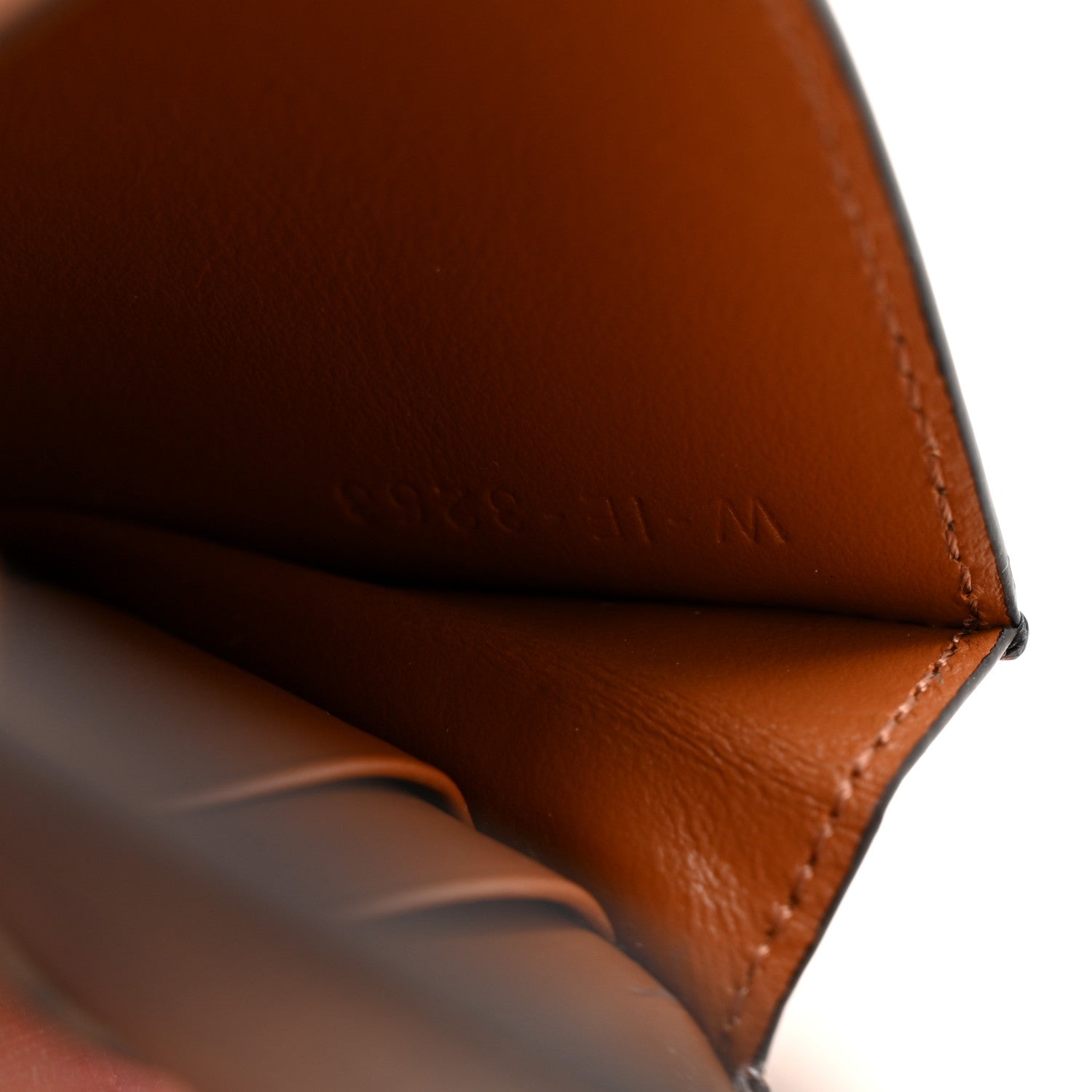 Celine Triomphe Canvas Calfskin Flap Card Holder Tan 8 of 11