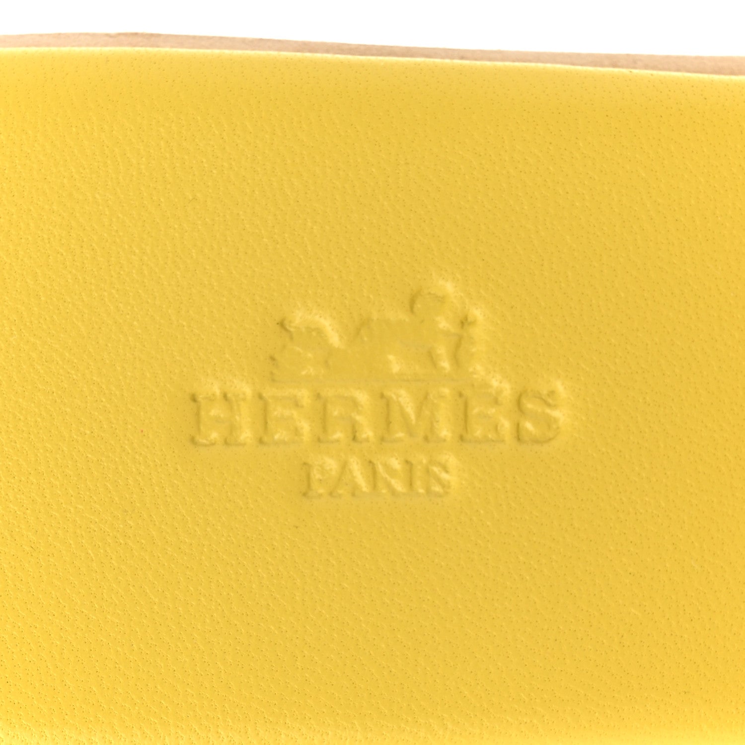 Hermes Suede Goatskin Cork Eze 30 Sandals 39 Jaune Citron 8 of 9