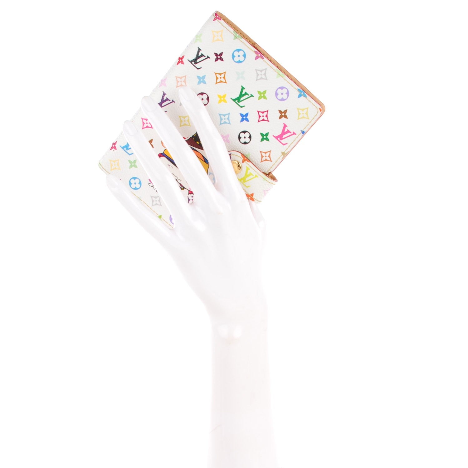 Louis Vuitton Monogram Multicolor Chibi Kinoko Small Ring Agenda Cover White 2 of 7