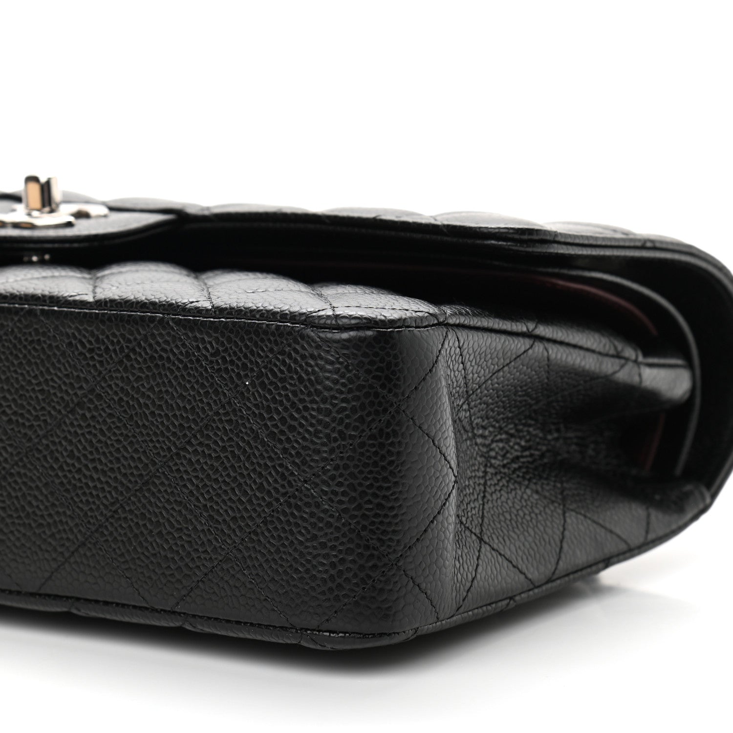 Chanel Caviar Quilted Medium Double Flap Black 9 of 10