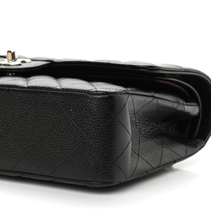 Chanel Caviar Quilted Medium Double Flap Black 9 of 10