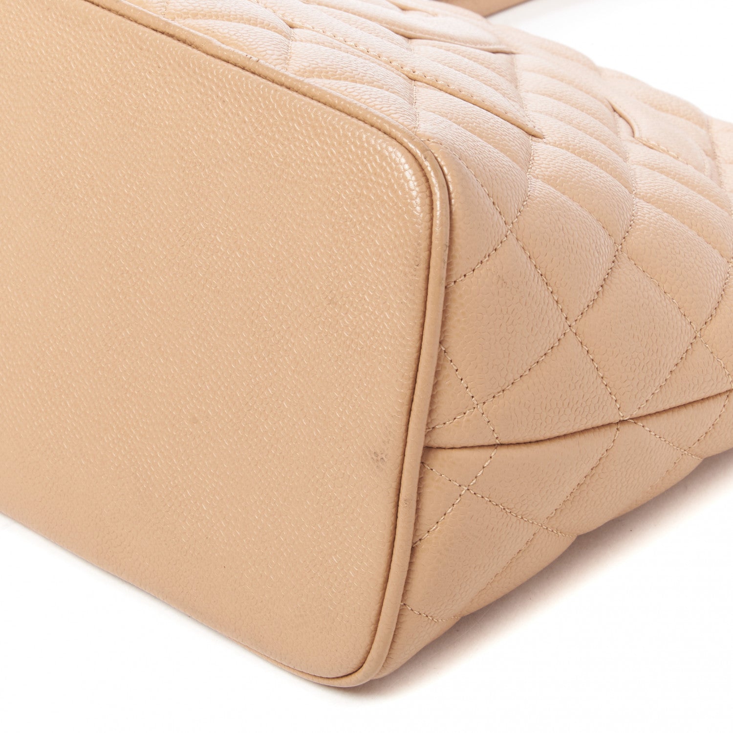 Chanel Caviar Quilted Medallion Tote Beige 4 of 9