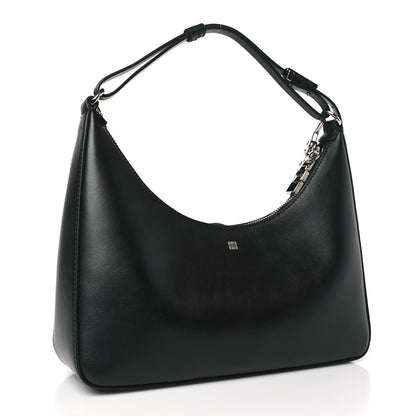 Givenchy Smooth Calfskin Small Moon Cut Out Shoulder Bag Black 3 of 9