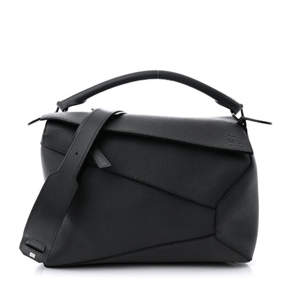 Loewe Calfskin Large Puzzle Edge Bag Dark Grey 1 of 9