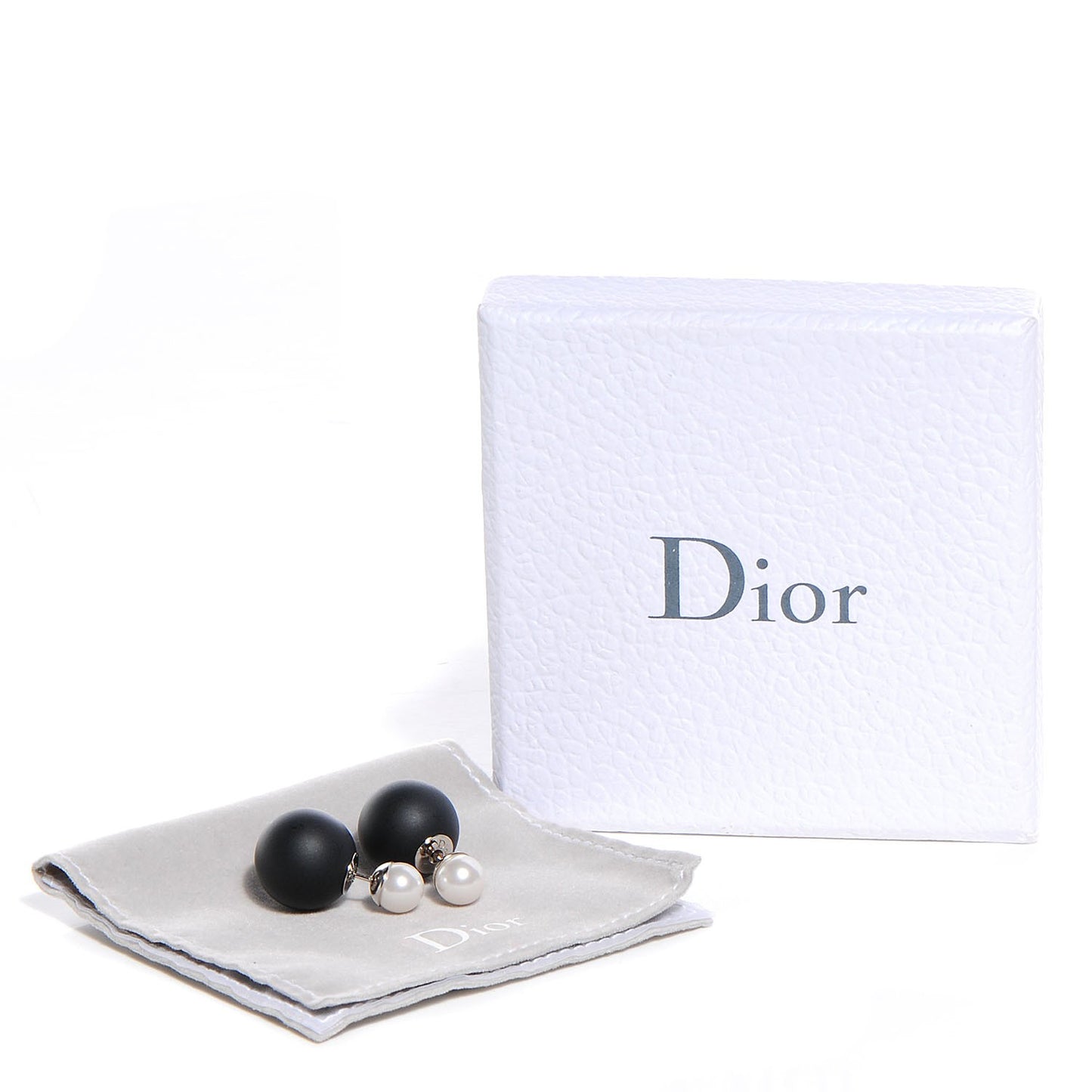 Mise En Dior Tribal Earrings Matte Black