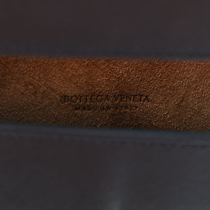 Bottega Veneta Lambskin Maxi Intrecciato Messenger Dark Grey 6 of 9