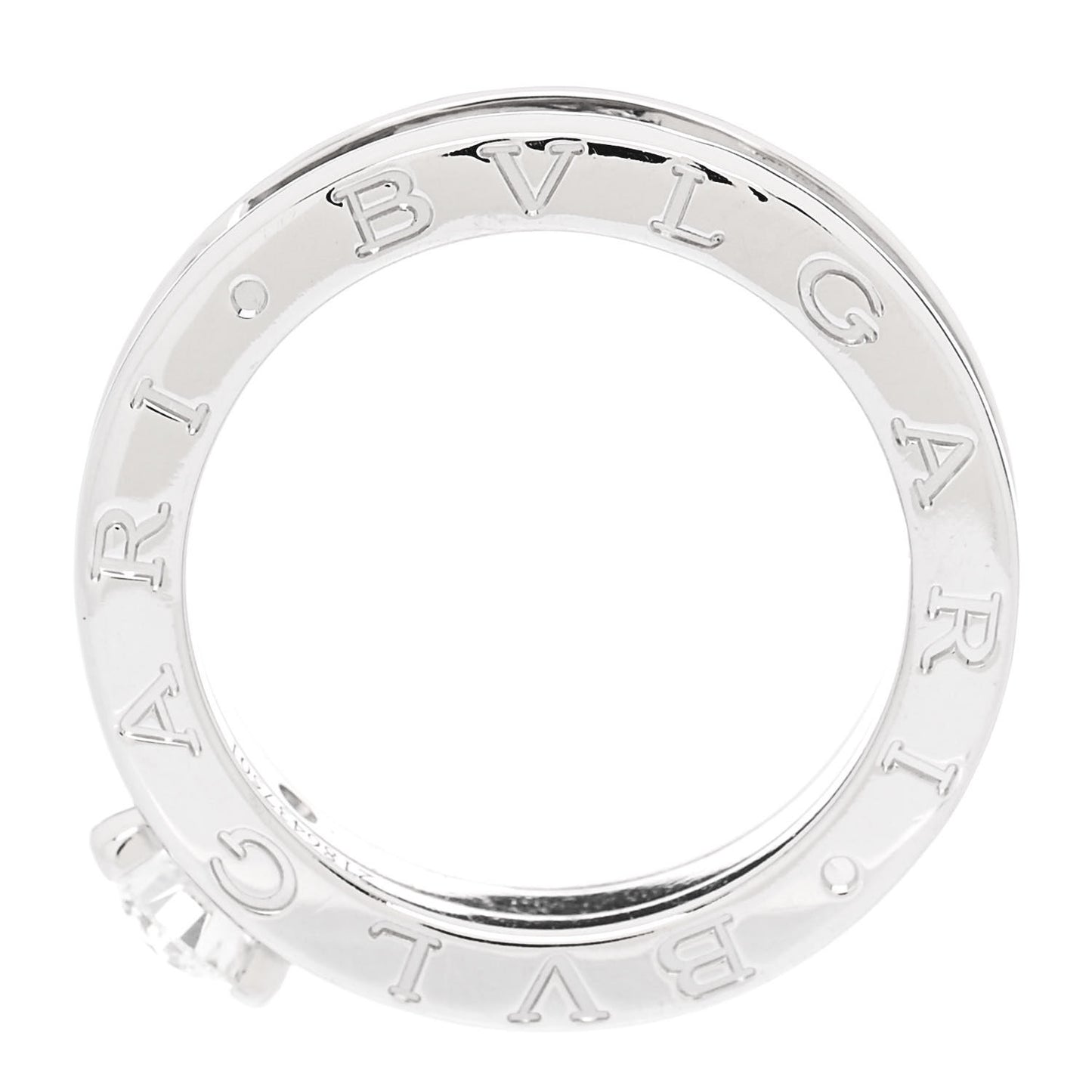18K White Gold Diamond B.Zero1 Engagement Ring 51 5.75