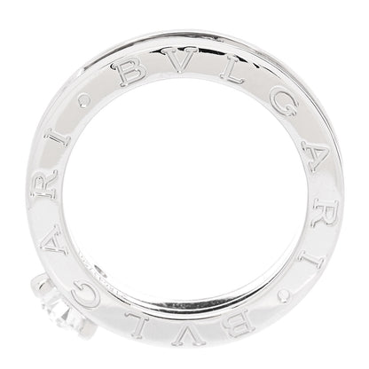 Bulgari 18K White Gold Diamond B.Zero1 Engagement Ring 51 5.75 5 of 8