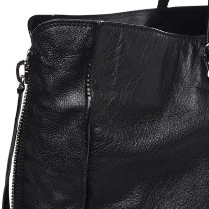 Balenciaga Supple Calfskin Papier A4 Zip Around Tote Black 10 of 12
