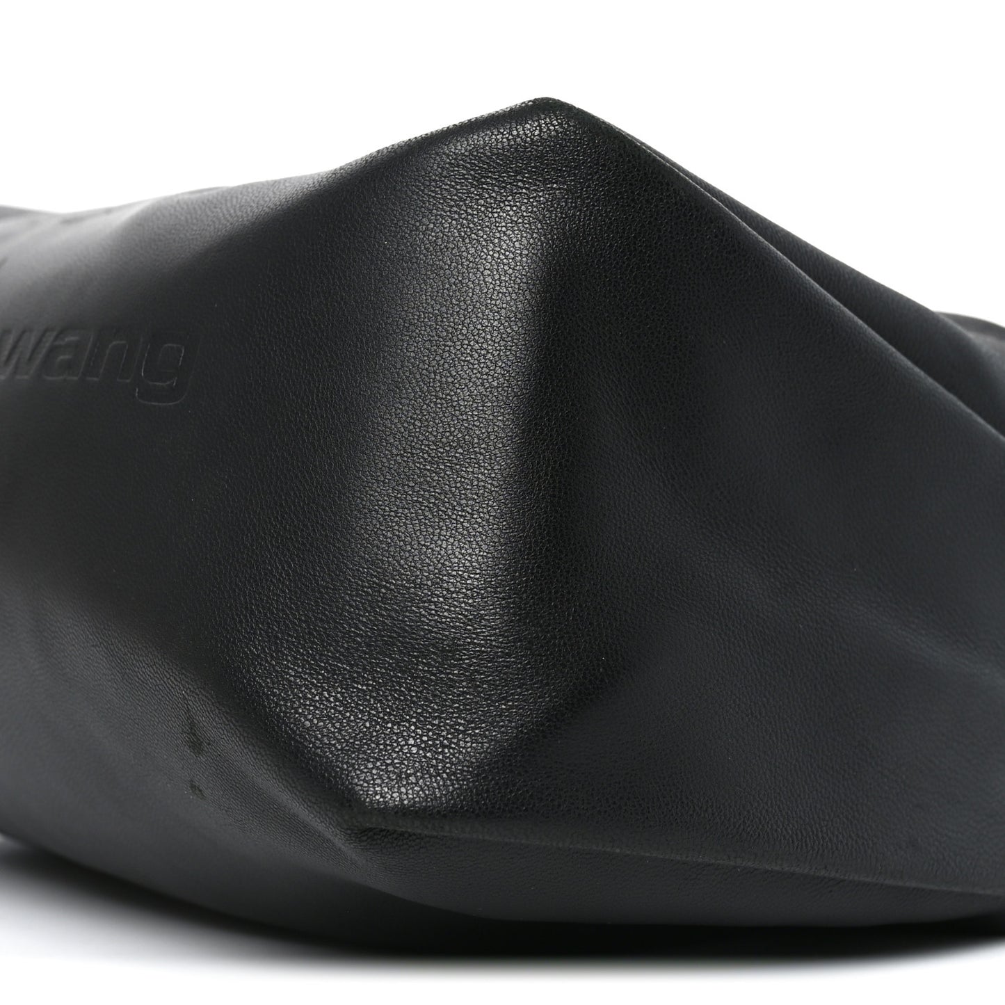 Lambskin Mini Scrunchie Bag Black